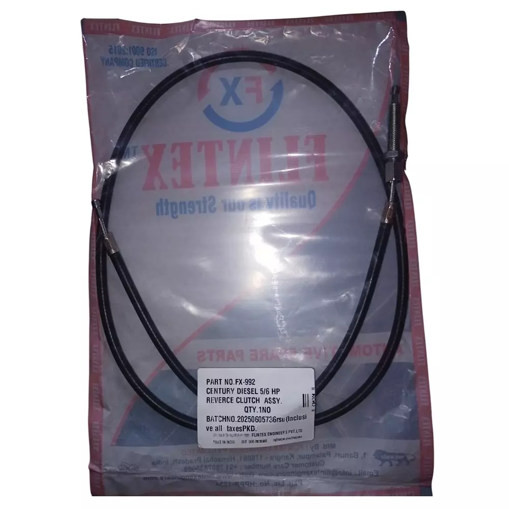 FLINTEX Reverse Cable Assembly for CENTURY 5.6 HP (Diesel), FX-992