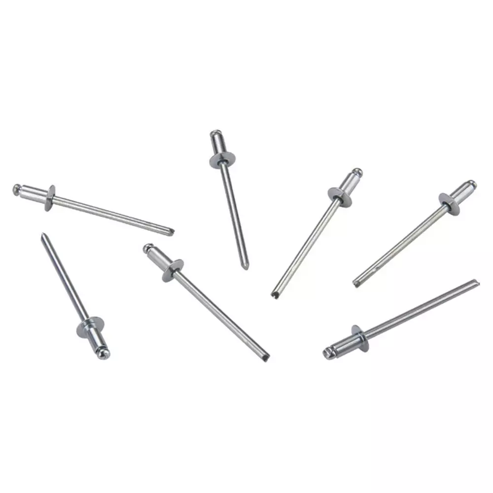 MULTICOMP PRO Rivet Carbon Steel Fastener Material 5.92 mm External Diameter 3.2 Grip Range Max, MP013995 (Pack of 100)