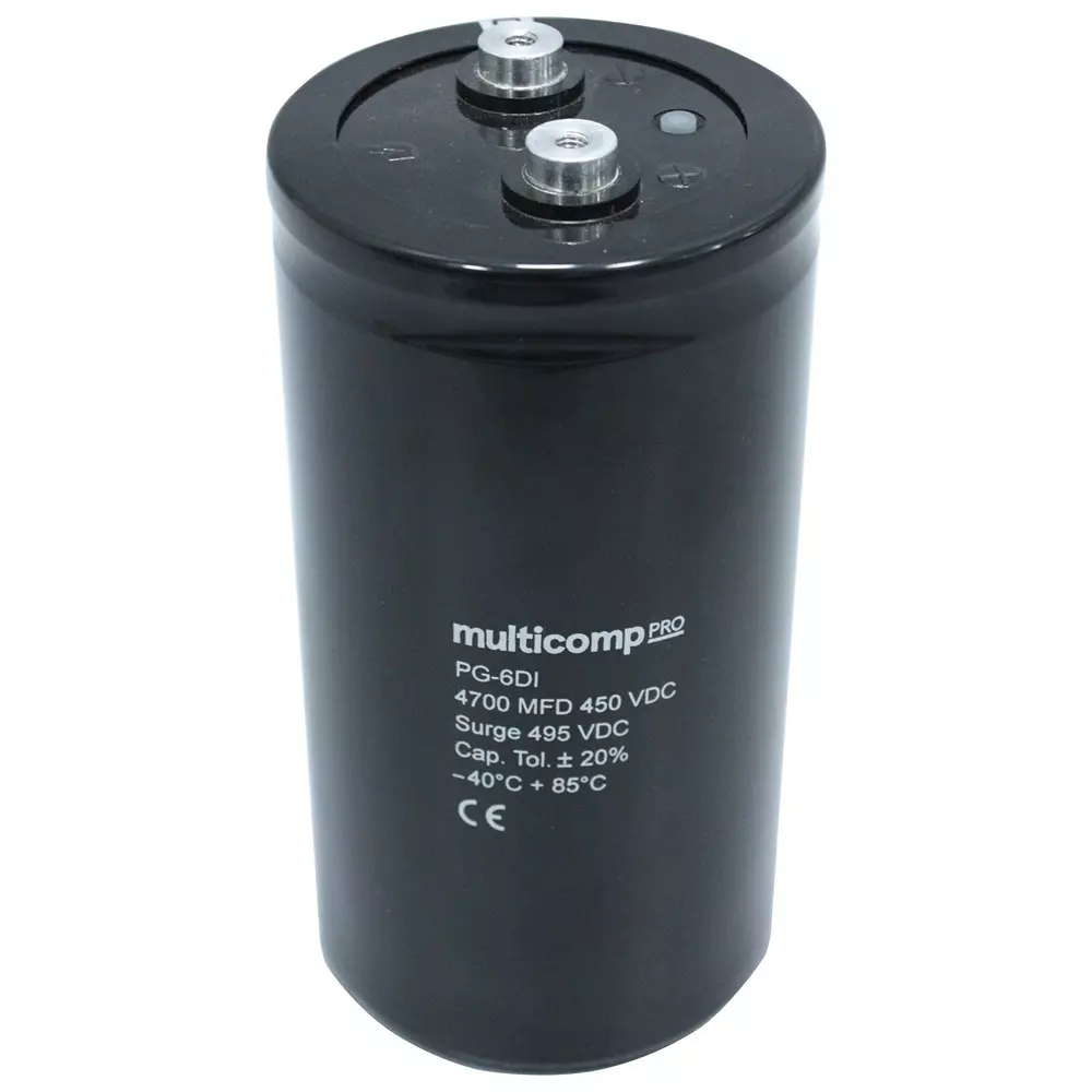MULTICOMP PRO Cap 32 mm Lead Spacing 4700  µF Capacitance  ± 20% Tolerance, MP004261