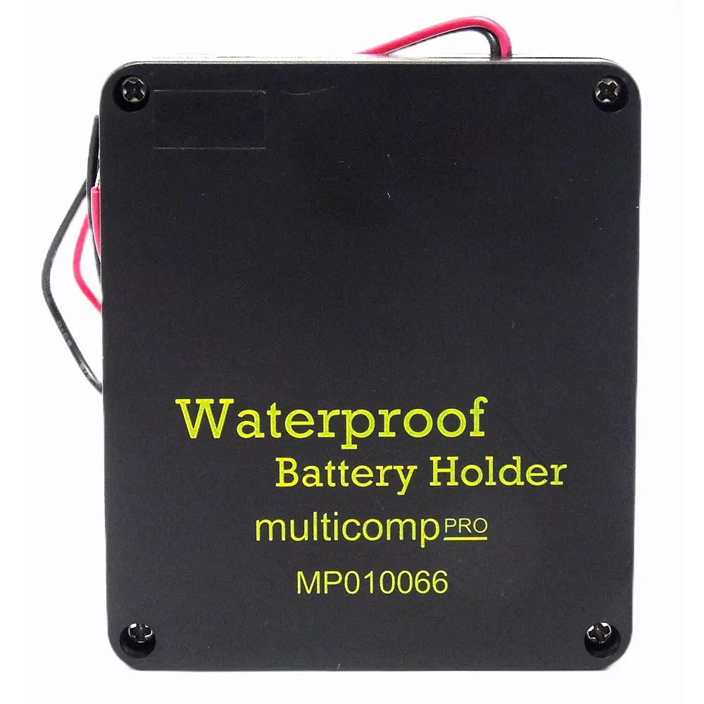 MULTICOMP PRO Battery Holder AA Sizes Accepted 4.0 No. of Batteries Screw Mount, MP010066