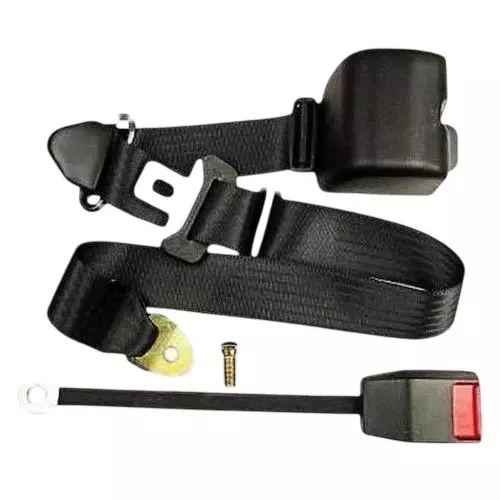 OSCAR Automatic 3 Point Car Bus Damper Jcb Reverse Seat Belt Nylon Black for Vehicle Safety Restraint