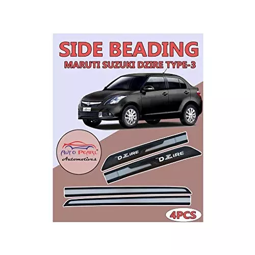 Auto Pearl O.E. Type Decal Car Side Beading Compatible For ‎Maruti Suzuki Dzire Type-3