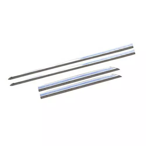 Auto Pearl OE Type Car Side Beading Chrome Silver Finish Compatible For Hyundai Creta, SideBeading_Chrome_Creta
