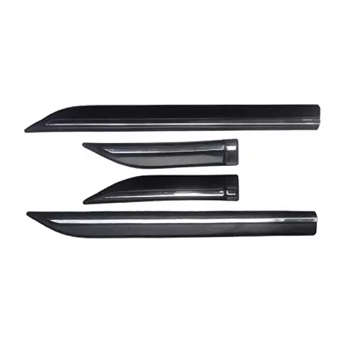 Auto Pearl Car Door Side Beading Compatible For Maruti Suzuki Brezza 2022 New (Set of 4)