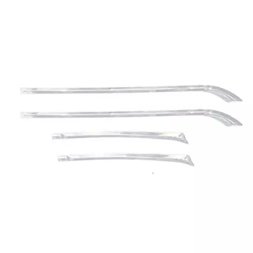 Auto Pearl OE Type Car Side Beading Chrome Silver Finish Compatible For Mahindra Xuv 300 2019, SideBeading_Chrome_XUV 300 2019