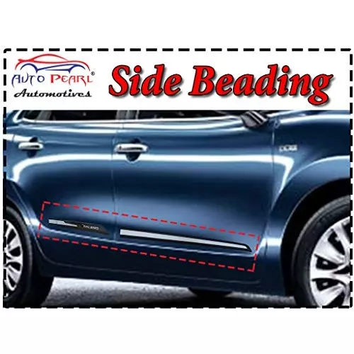 Auto Pearl O.E. Type Decal Car Side Beading Compatible For ‎Maruti Suzuki Baleno 2015