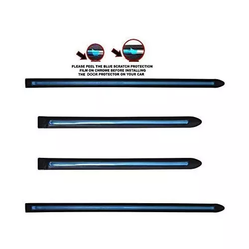 Auto Pearl Side Beading with Chrome Line Compatible For Maruti Suzuki Alto K10 New (Set of 4)