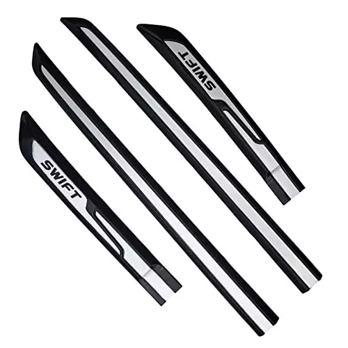 Auto Pearl Car Door Side Protection Beading Moulding Compatible For Maruti Suzuki Swift (Set of 4)