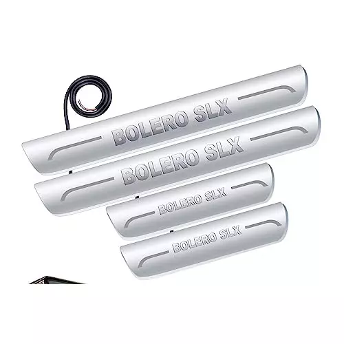 auto-pearl-car-door-foot-step-led-sillscuff-plates-mirror-finish-silver-compatible-for-mahindra-bolero-slx-2011-2019-ledsillplate_sil_boleroslx2011_19-set-of-4