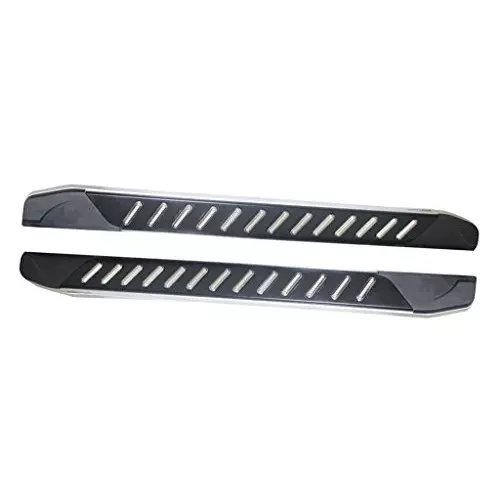 Auto Pearl Car Side Foot Step Guard Set Compatible For Toyota Innova (Set of 2)