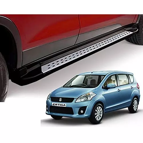 Auto Pearl Stainless Steel Smart Side Guard Footsteps Compatible For Maruti Suzuki Ertiga