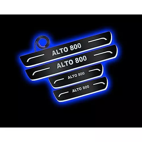 auto-pearl-car-door-foot-step-led-sillscuff-plates-mirror-finish-black-compatible-for-maruti-suzuki-alto-800-2012-2016-ledblklplate_blk_alto800_2012_16-set-of-4