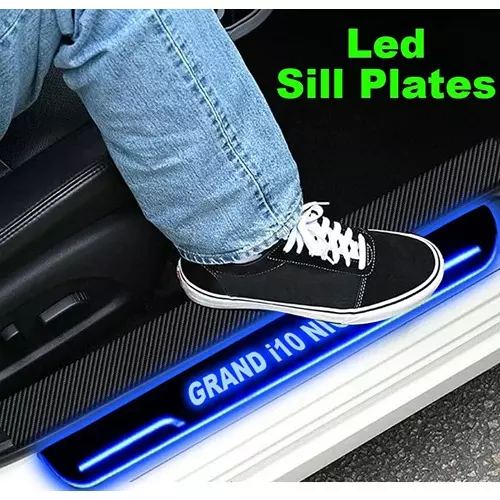 auto-pearl-car-door-foot-step-led-sillscuff-plates-mirror-finish-black-compatible-for-hyundai-grand-i10-nios-ledblklplate_blk_grandi10nios-set-of-4
