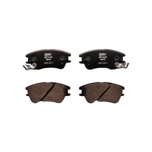 Valeo Brake Pad Set Fits In Front Axle for HYUNDAI SANTRO XING, 207445