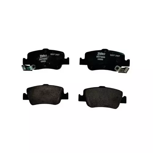 Valeo Brake Pad Set Fits In Rear Axle for TOYOTA ALTIS, 207560