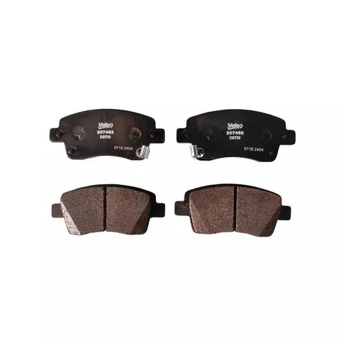 Valeo Brake Pad Set Fits In Front Axle for TOYOTA ETIOS LIVA, 207452