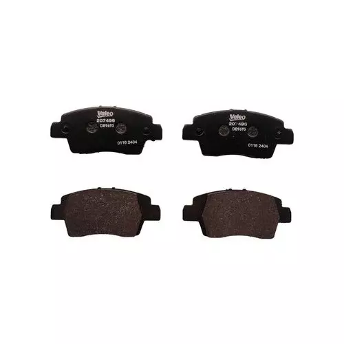 Valeo Brake Pad Set Fits In Front Axle for RENAULT TRIBER KWID, 207496