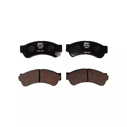 Valeo Brake Pad Set Fits In Front Axle for M&M MAXXIMO/SUPRO, 207466