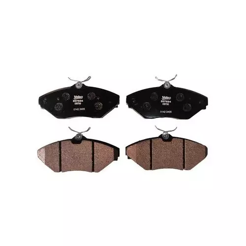 Valeo Brake Pad Set Fits In Front Axle for M&M SCORPIO M HAWK S, 207534