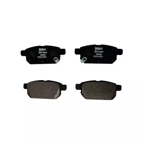 Valeo Brake Pad Set Fits In Rear Axle for MARUTI S CROSS, 207494