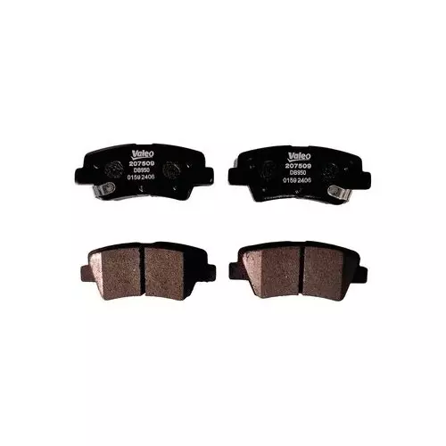 Valeo Brake Pad Set Fits In Rear Axle for HYUNDAI VERNA FLUIDI, 207509
