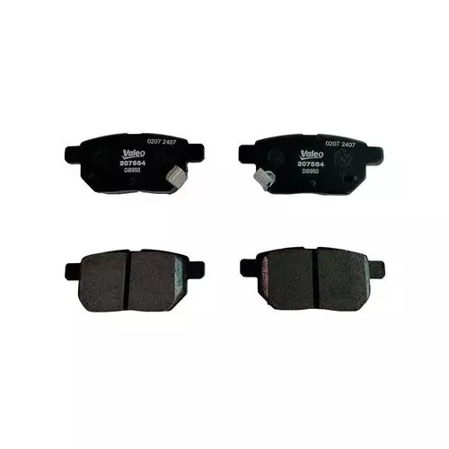 Valeo Brake Pad Set Fits In Rear Axle for TOYOTA COROLLA ALTIS, 207564