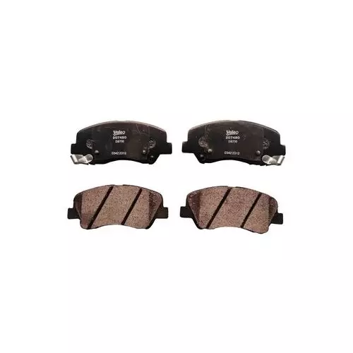 Valeo Brake Pad Set Fits In Front Axle for HYUNDAI ACTIVE I20, 207450