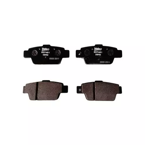 Valeo Brake Pad Set Fits In Rear Axle for M&M XUV 500, 207451