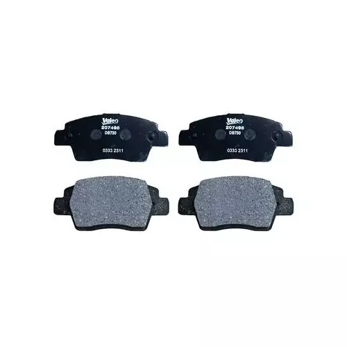 Valeo Brake Pad Set Fits In Front Axle for NISSAN TRIBER/KIGER/, 207495