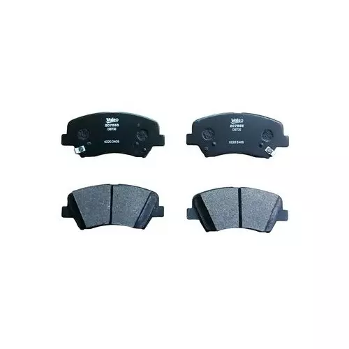 Valeo Brake Pad Set Fits In Front Axle for VERNA FLUIDIC/I20 AC, 207556