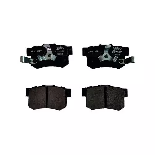 Valeo Brake Pad Set Fits In Rear Axle for HONDA CITY V/CRV 2ND, 207567