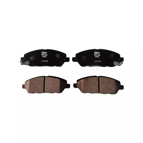 Valeo Brake Pad Set Fits In Front Axle for M&M TUV 300/XYLO, 207488