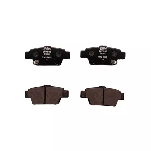 Valeo Brake Pad Set Fits In Rear Axle for M&M XUV 300/3X0, 207536