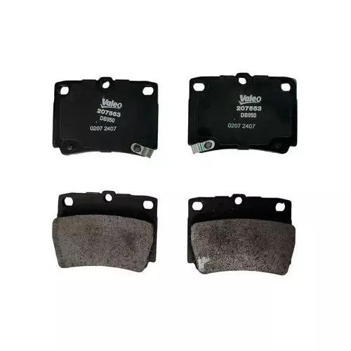 Valeo Brake Pad Set Fits In Rear Axle for MITSUBISHI PAJERO SP, 207563