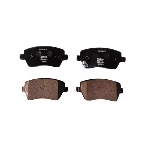 Valeo Brake Pad Set Fits In Front Axle for RENAULT DUSTER/MICRA, 207481