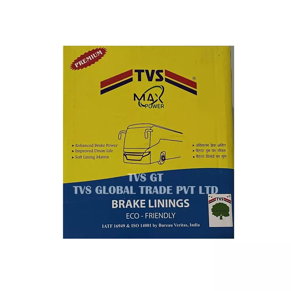 tvs-brake-lining-maxpower-for-ashok-leyland-viking-ashok-leyland-cheetah-610043180-pack-of-2