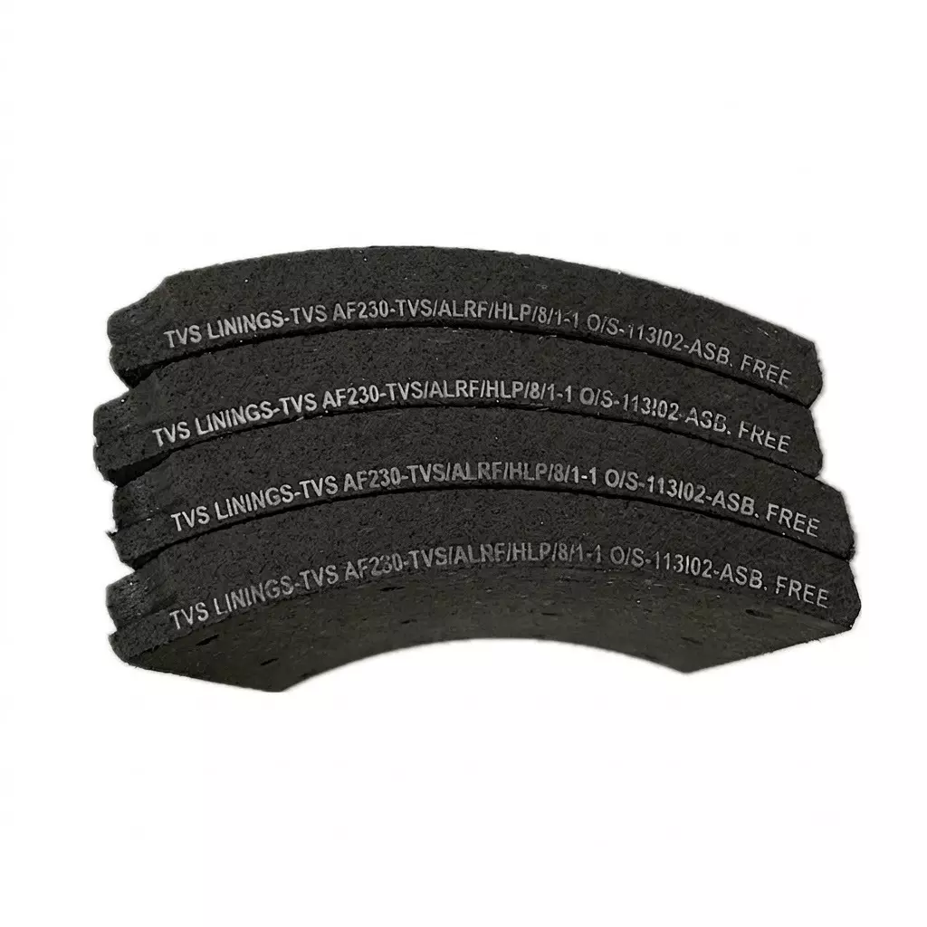 TVS Brake Lining TVS AF230 for ASHOK LEYLAND Tippers, ASHOK LEYLAND 29-48T, 611043162