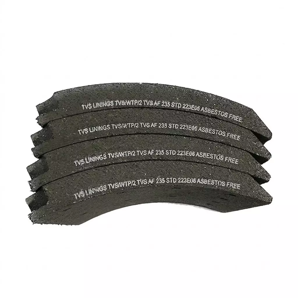 TVS Brake Lining TVS AF235 for TATA 18.5-28T, TATA 30-49T, TATA Others, MAHINDRA OTHERS, EICHER OTHERS, BHARATBENZ 26-48T-HDTR, BHARATBENZ OTHERS, 611596182