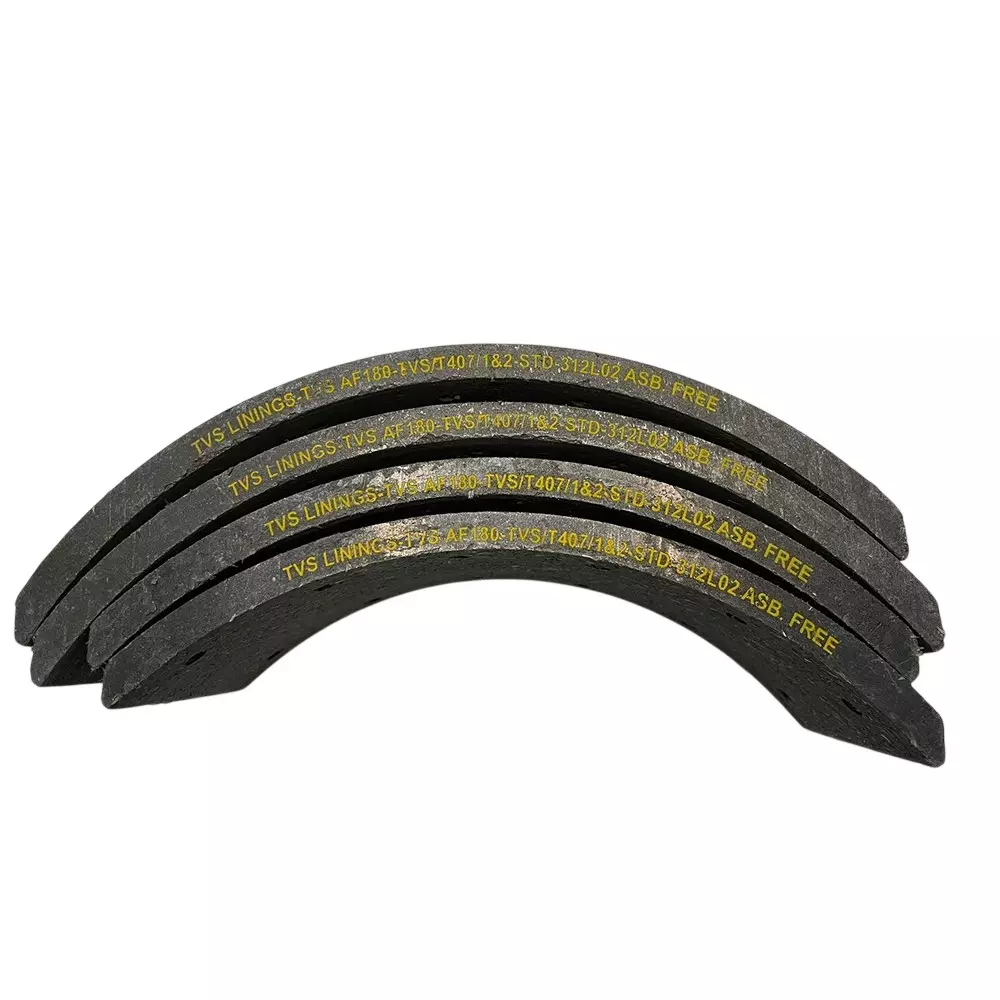 TVS Brake Lining TVS AF180 for TATA 4-7T, MAHINDRA LOADKING, 112515289