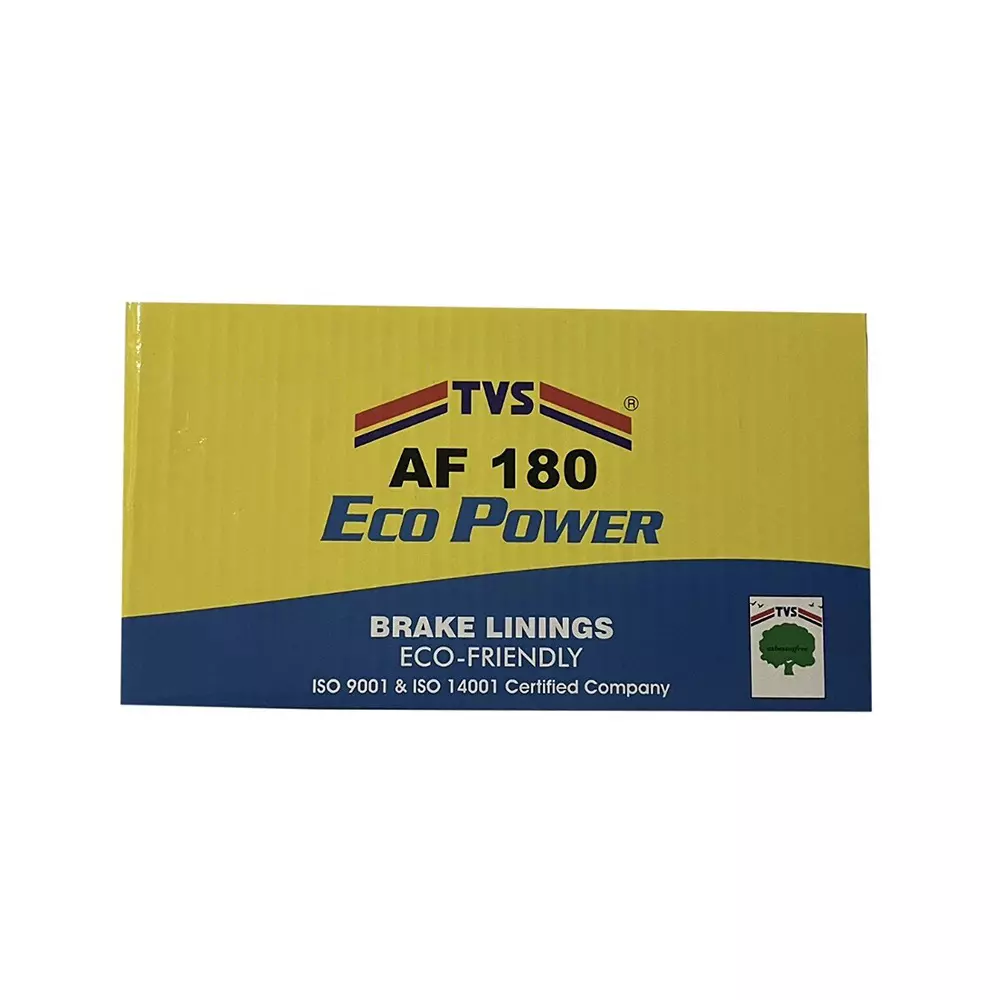 TVS Brake Lining TVS AF180 for TATA 8-18T, MAHINDRA FURIO, ASHOK LEYLAND ICV-Ecomet, EICHER 12-17.75T, SML ISUZU 10-12T, 612154189