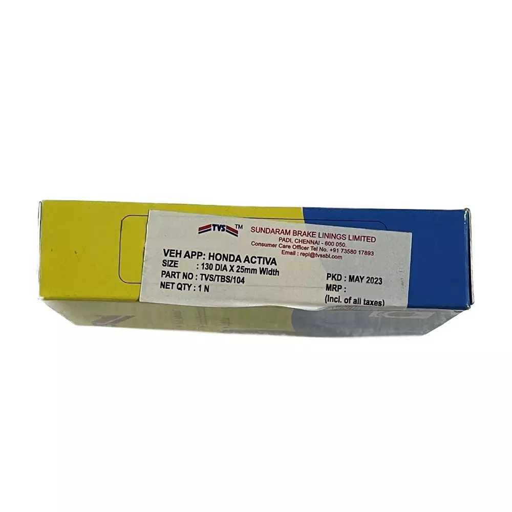 TVS Bonded Shoe TVS AF3348A for HONDA ACTIVA, 176856094