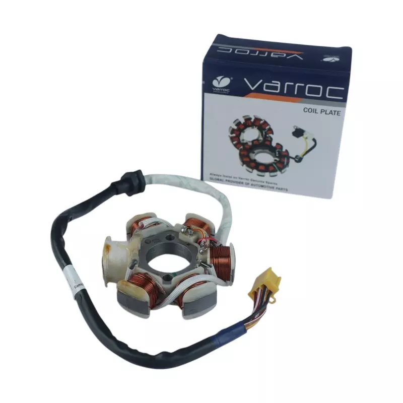Varroc Coil Plate Assembly High-Performance Copper Winding for TVS Star City KS, MGCP-TVSC-N880