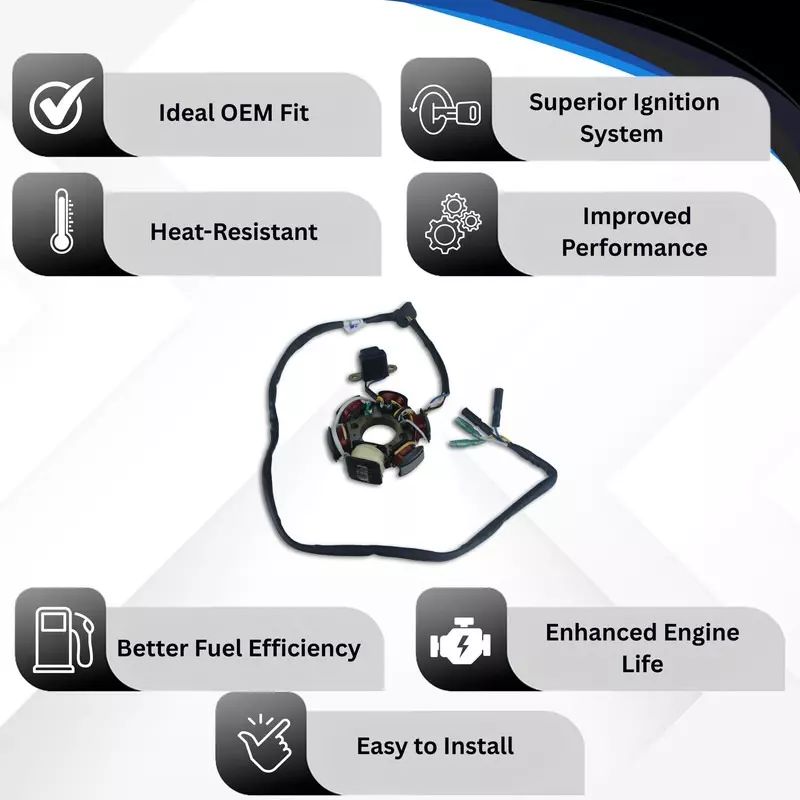 Varroc Coil Plate Assembly High-Performance Copper Winding for Honda Activa O M 100CC, MGCP-ATVA-3101