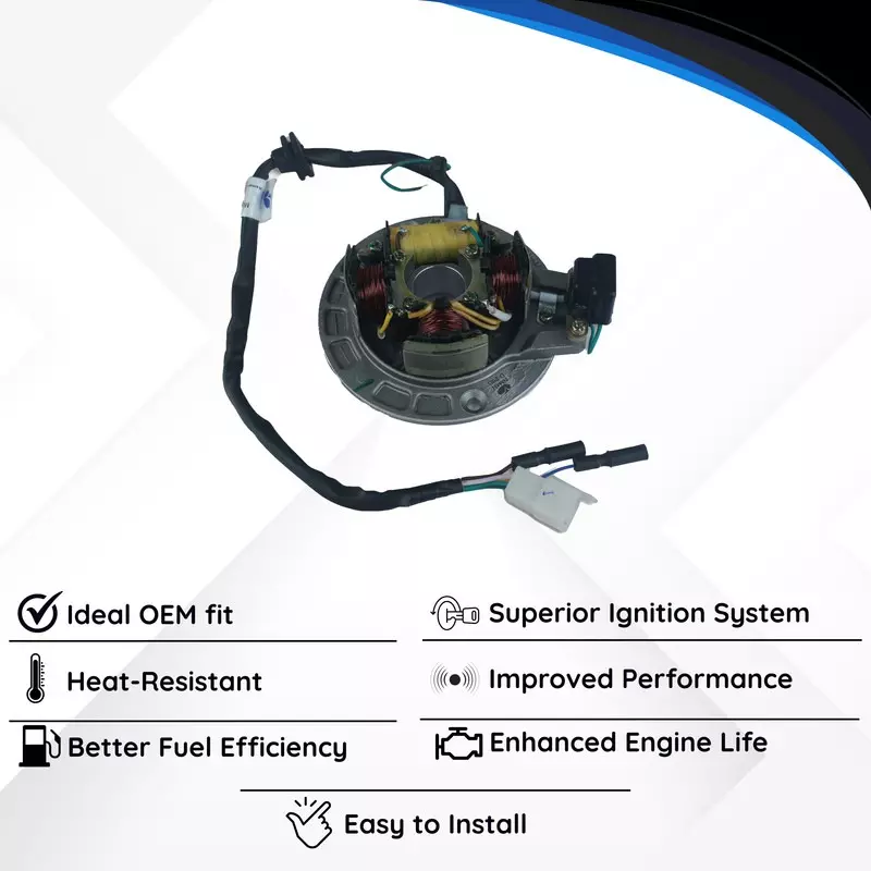 Varroc Coil Plate Assembly High-Performance Copper Winding for Hero Splender, MGCP-SPLD-NM4H