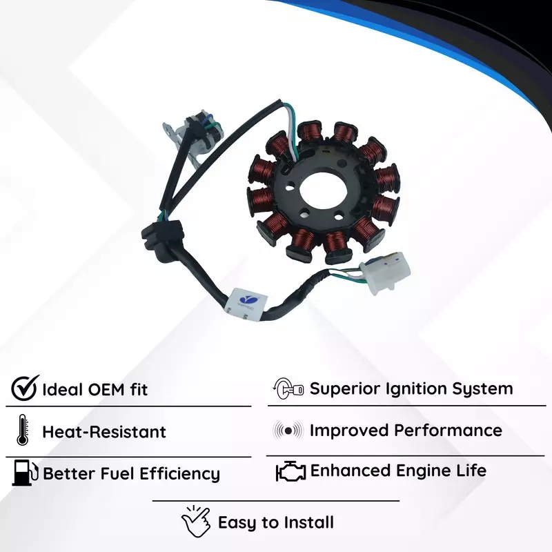 Varroc Coil Plate Assembly High-Performance Copper Winding for Hero Splender, MGCP-SSPL-KTRA
