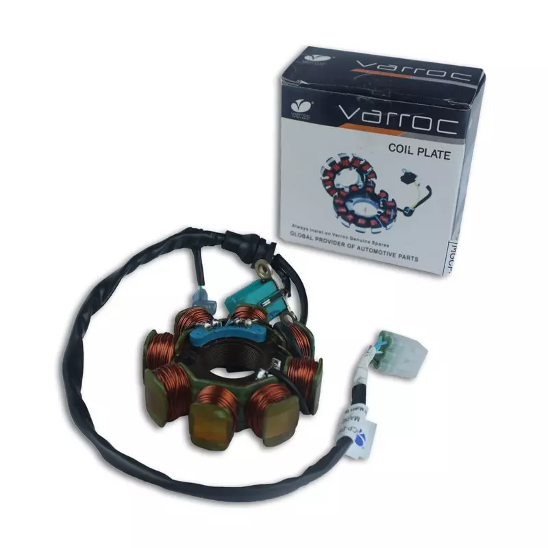 Varroc Coil Plate Assembly High-Performance Copper Winding for Bajaj Discover 100, MGCP-Discover-JB22