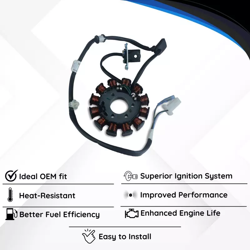 Varroc Coil Plate Assembly High-Performance Copper Winding for Honda Activa 3G, MGCP-ATVA-3G5G