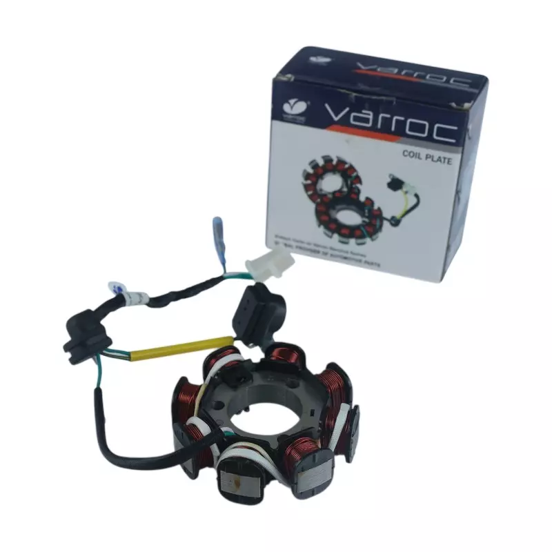 Varroc Coil Plate Assembly High-Performance Copper Winding for Honda Shine, MGCP-SHIN-3910