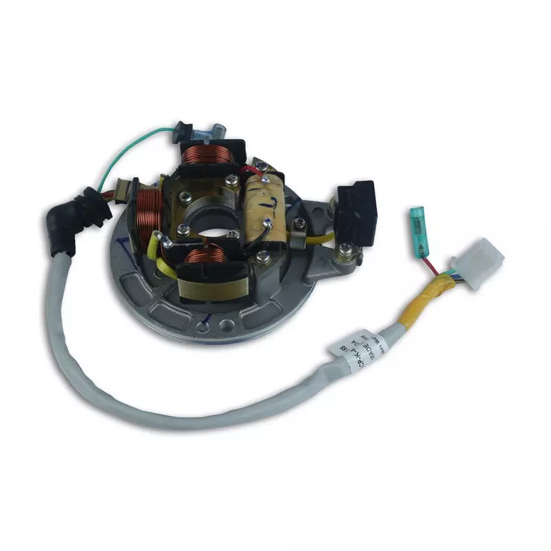 Varroc Coil Plate Assembly High-Performance Copper Winding for Bajaj Kawasaki 4S, MGCP-K-4S-3155