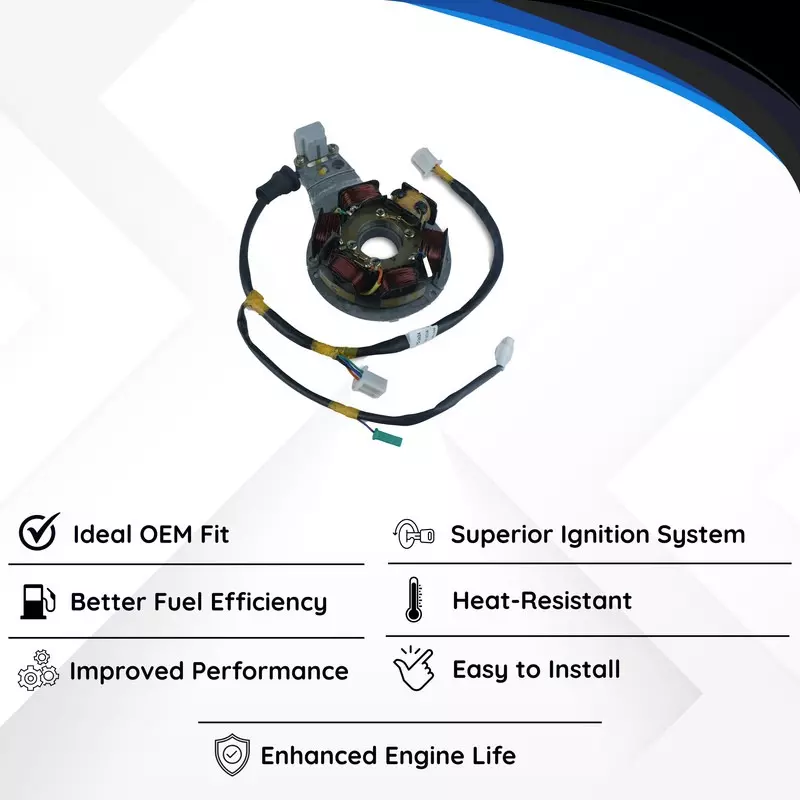 Varroc Coil Plate Assembly High-Performance Copper Winding for Bajaj Auto2 Petrol, MGCP-AUTO-2424